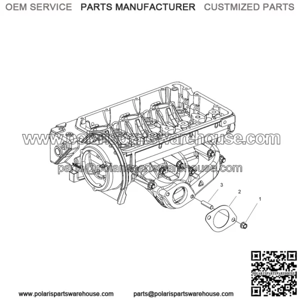 Polaris Gasket,  OEM Part 3040083, Qty 1