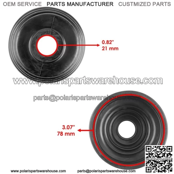 2 Rear Axle Outer Inner CV Boot Kit for Polaris Sportsman 700 800 EFI 2006 2007 For: Polaris Sportsman 800 - Image 2