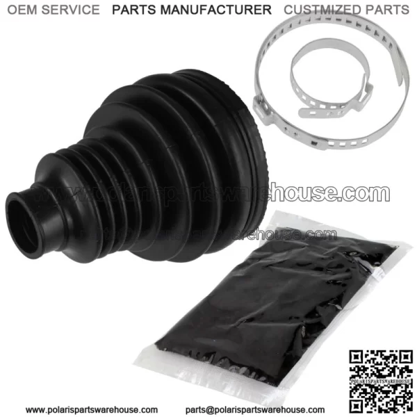 Rear Axle Inner Outer CV Boot Kit for Polaris Sportsman 800 6X6 EFI 2009 2010 For: Polaris Sportsman 800