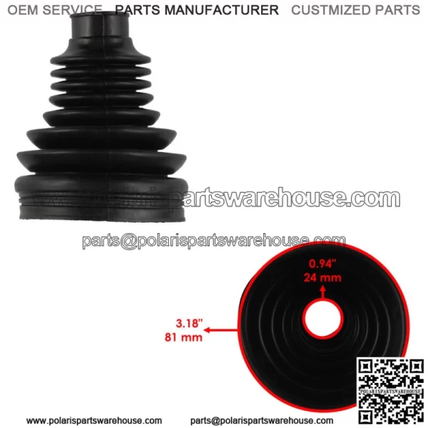 Rear Axle Inner Outer CV Boot Kit for Polaris Sportsman 800 6X6 EFI 2009 2010 For: Polaris Sportsman 800 - Image 2