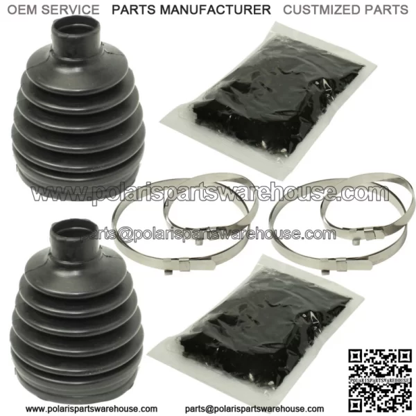 Rear Axle Inner And Outer CV Boot Kits for Polaris Sportsman 800 6X6 2009 2010 For: Polaris Sportsman 800