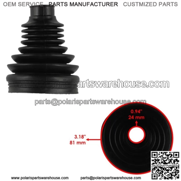 2 Rear Axle Inner And Outer CV Boot Kits for Polaris Sportsman 800 EFI 2008-2010 For: Polaris Sportsman 800 - Image 2