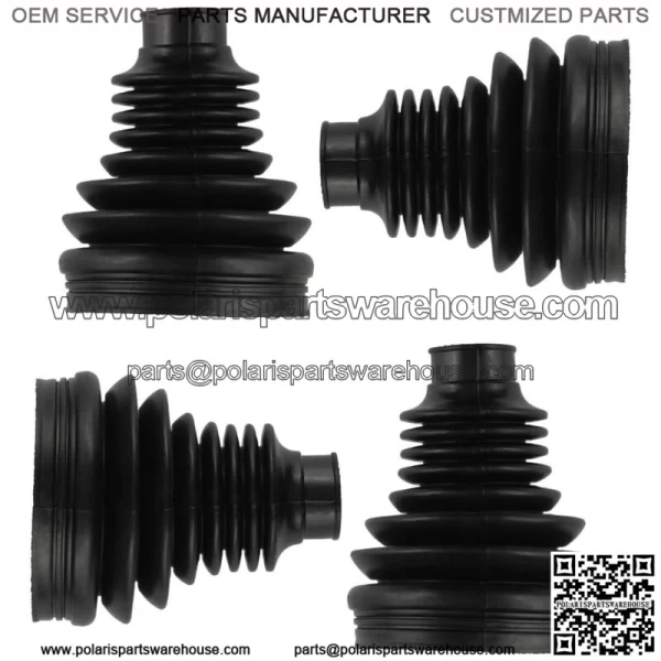 2 Rear Axle Inner And Outer CV Boot Kits for Polaris Sportsman 800 EFI 2008-2010 For: Polaris Sportsman 800 - Image 4