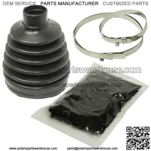 Rear Axle Inner Outer CV Boot Kit for Polaris Sportsman 800 EFI 2008 2009 2010 For: Polaris Sportsman 800