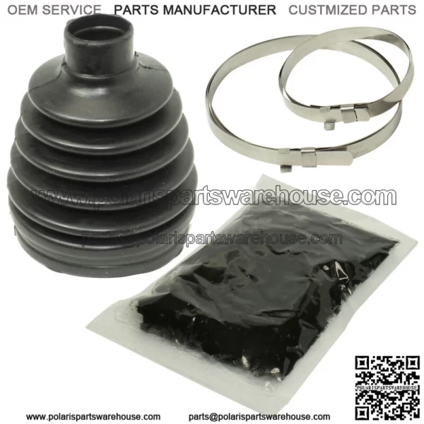 Rear Axle Inner Outer CV Boot Kit for Polaris Sportsman 800 EFI 2008 2009 2010 For: Polaris Sportsman 800