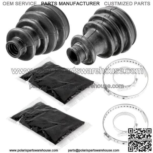 Front Axle Inner Outer CV Boot Kit fits Polaris Sportsman 700 800 MV7 4x4 2005 For: Polaris Sportsman 800