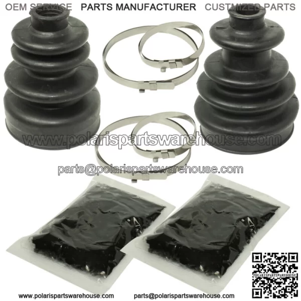 Front Axle Inner Outer CV Boot Kits for Polaris Sportsman 800 EFI 2006 2007 For: Polaris Sportsman 800
