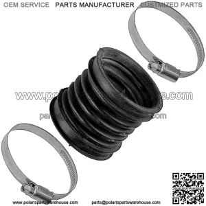New Air Box Inlet Joint Boot and Clamps For 2003-2008 Suzuki Eiger 400 LT-F400F