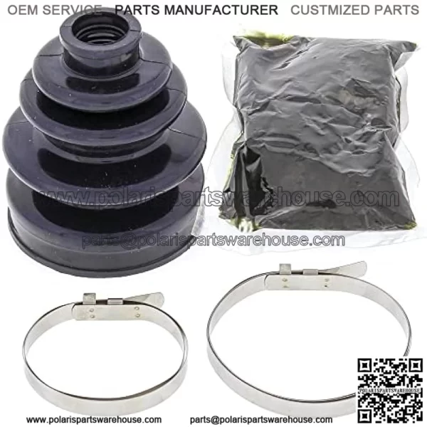 CV Boot Kit 19-5008 Compatible with/Replacement for Kawasaki KAF 620 Mule 3010 4x4 01-08, KVF 700 Prairie 4x4 2004-2006, KVF 650 Brute Force 4x4 05-08, KVF 400 C Prairie 4x4 1999-2002