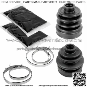 Rear Axle Inner Outer CV Boot Kit for Yamaha Rhino 660 YXR660F 4WD 2005-2007 (For: 2006 Yamaha Rhino 660)