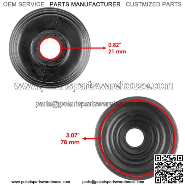 Rear Axle Inner And Outer CV Boot Kits for Polaris Sportsman 400 4X4 2001-2005 - Image 2