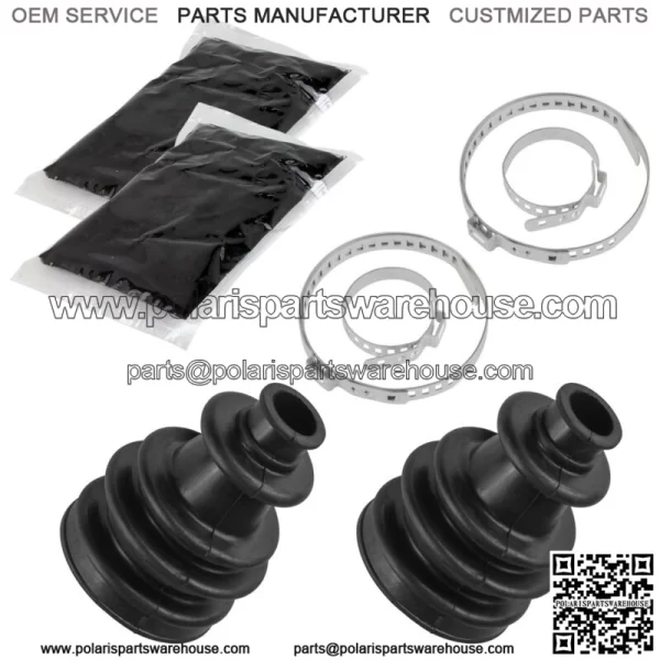 Front Right Left Axle CV Boot Kit for Polaris RZR S 800 EFI 2009-2013 2014