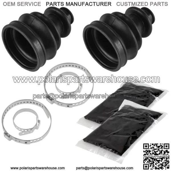 Front Right Left Axle CV Boot Kit for Polaris RZR S 800 EFI 2009-2013 2014 - Image 3