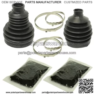 Rear Axle Outer Inner CV Boot Kit for Polaris Ranger XP 900 All 2013-2017