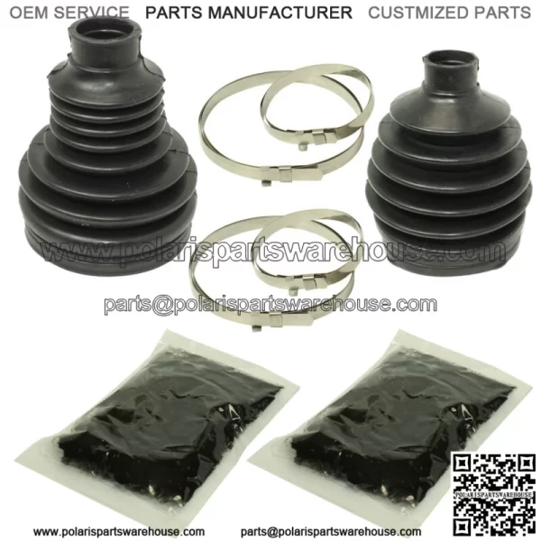 Rear Axle Outer Inner CV Boot Kit for Polaris Ranger XP 900 All 2013-2017