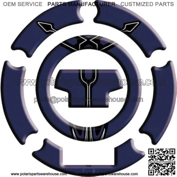 Gas Cap Protector T.Fork Blue for Yamaha FZ-07 2015-2017