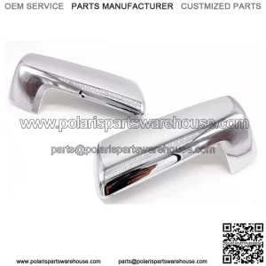 Fits 2019-2020 Silverado 1500 2pcs Chrome Replacement Mirror Cap Cover With Clip (For: Chevrolet Silverado 1500)