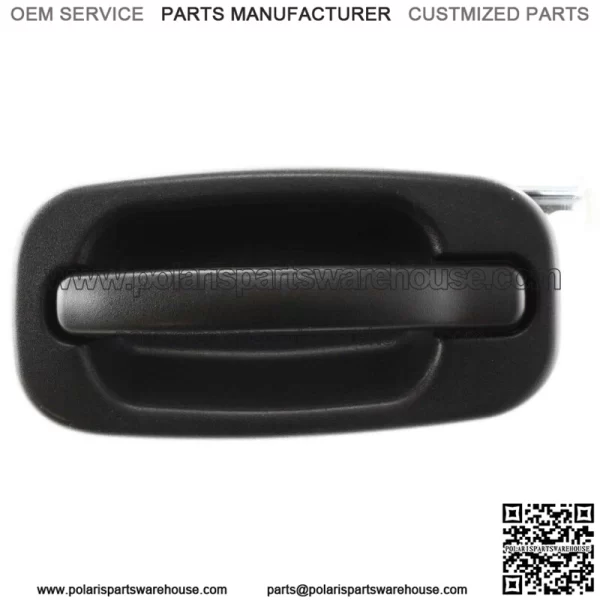 Door Handle For 2000-2006 Chevy Silverado 1500 Rear Left Outer Textured Black (For: More than one vehicle)