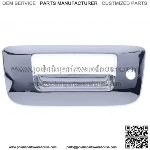 For Chrome Tailgate Handle Bezel with Keyhole 07 - 14 Silverado Sierra 1500 2500 (For: More than one vehicle)