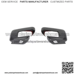 Side Rearview Mirror Caps Cover Trim For Ford F150 2021 2022 2023 Carbon Fiber (For: Ford F-150)