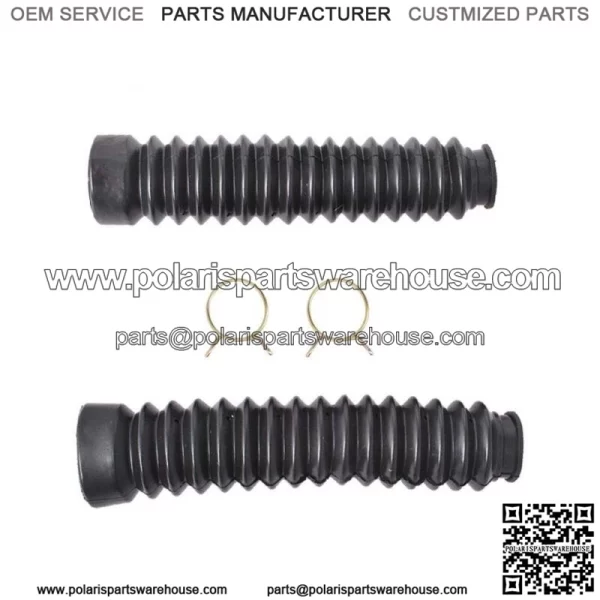 2X Motorcycle Front Fork Shock Cover Boots For  Honda CG125 1985 1986 1987
