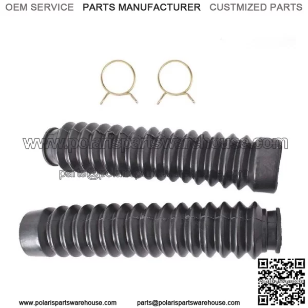 2X Motorcycle Front Fork Shock Cover Boots For  Honda CG125 1985 1986 1987 - Image 4