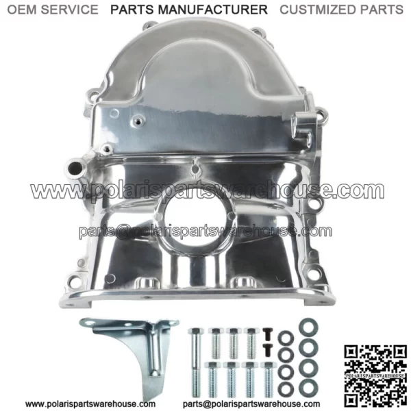 Big Block Polished Aluminum Timing Cover For Ford FE Mercury 360 390 427 428