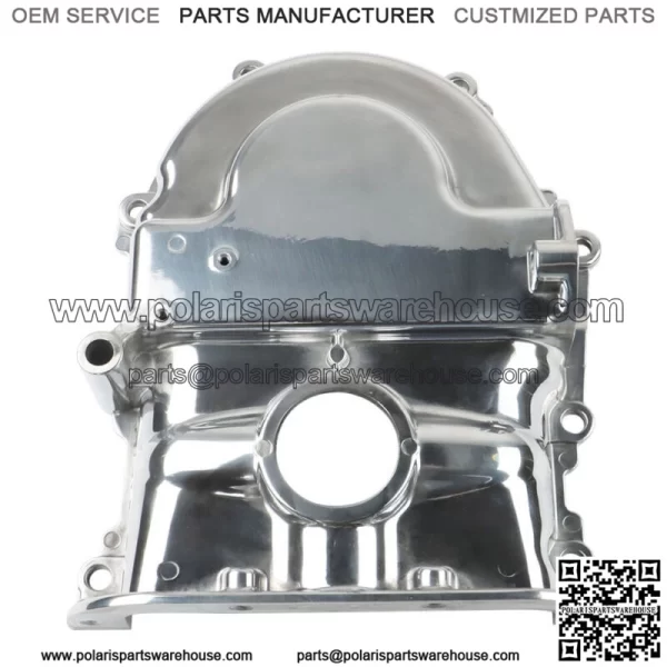 Big Block Polished Aluminum Timing Cover For Ford FE Mercury 360 390 427 428 - Image 2
