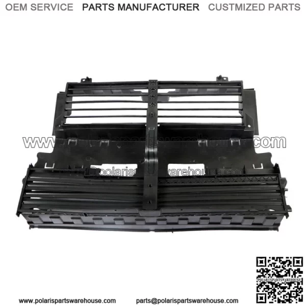 Front Bumper Grille Radiator Shutter W/O Motor For 2013-2016 Ford Fusion 2.0L - Image 3