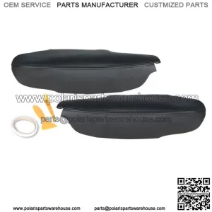 Fit for Acura TSX Faux  2009-2014 Leather Door Panel Armrest Covers Black