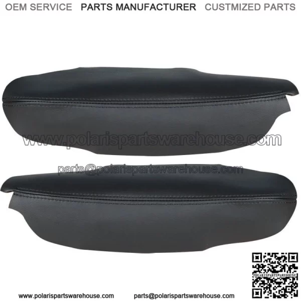 Fit for Acura TSX Faux  2009-2014 Leather Door Panel Armrest Covers Black - Image 4