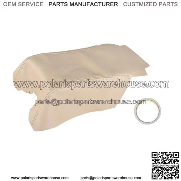 Leather Center Console Lid Armrest Cover For 2006-2012 2013 Range Rover Sport
