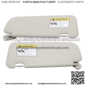 For Mazda3 2010 2011 2012 2013 Sun Visor Driver & Passenger Side Gray Pair