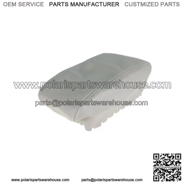 Center Console Lid Armrest Cover Protector For Jeep Grand Cherokee 11-19 Gray