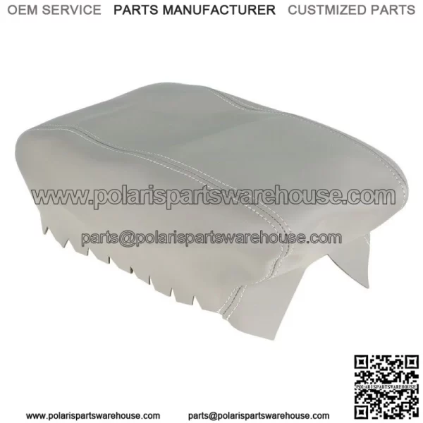Center Console Lid Armrest Cover Protector For Jeep Grand Cherokee 11-19 Gray - Image 2