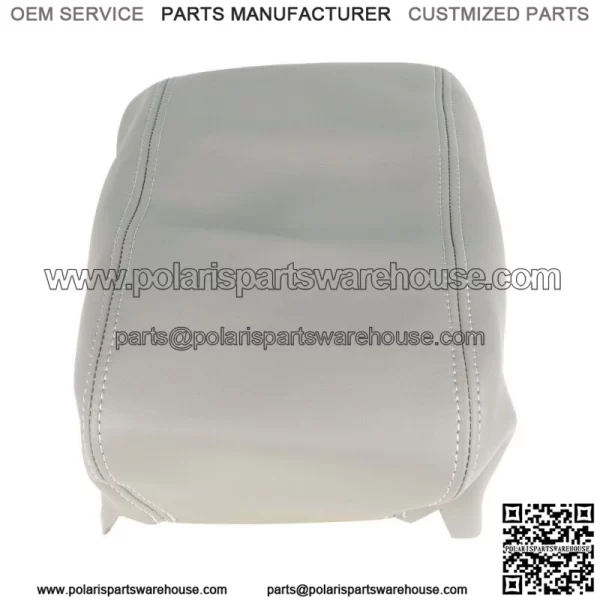 Center Console Lid Armrest Cover Protector For Jeep Grand Cherokee 11-19 Gray - Image 4