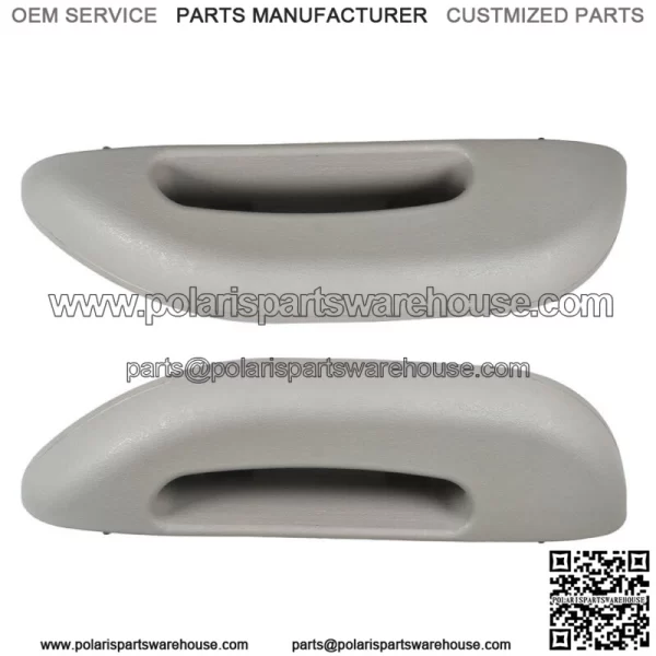 Front Left+Right Pair Inner Door Armrest Handle Cover For Chevy GMC 96 1997-2002