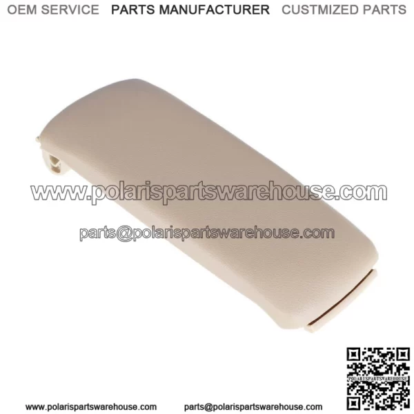 Leather Armrest Center Box Console Lid Cover For 99-05 Audi A6 C5 05-08 A4 B7 - Image 2