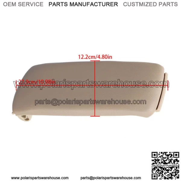 Leather Armrest Center Box Console Lid Cover For 99-05 Audi A6 C5 05-08 A4 B7 - Image 4