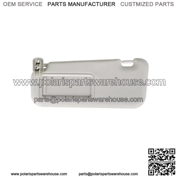 For 2010-2013 Mazda 3 Hatchback Grey Left Driver Side Sunvisor Bbm2-69-320c-75