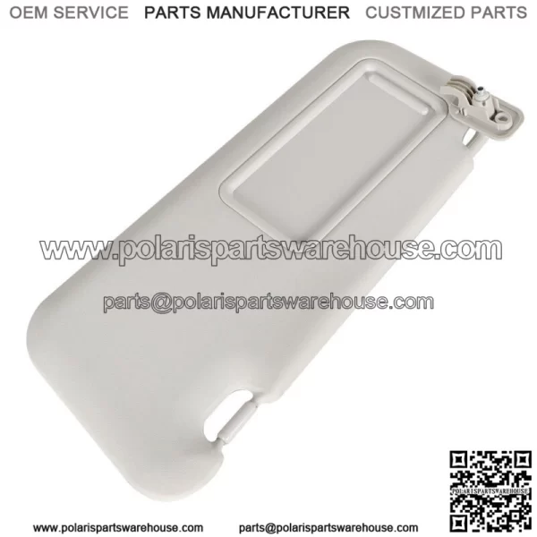 For 2010-2013 Mazda 3 Hatchback Grey Left Driver Side Sunvisor Bbm2-69-320c-75 - Image 2