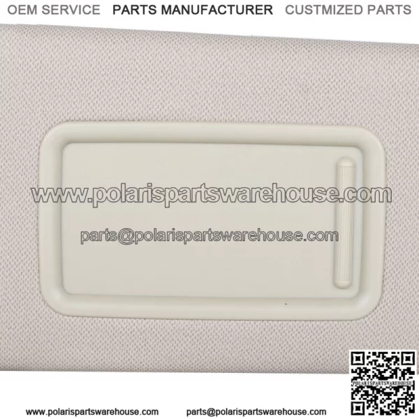 Front Right Side Sun Visor&Makeup Mirror Beige For 2011-2015 Hyundai Elantra MD - Image 2