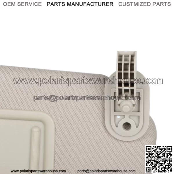 Front Right Side Sun Visor&Makeup Mirror Beige For 2011-2015 Hyundai Elantra MD - Image 5