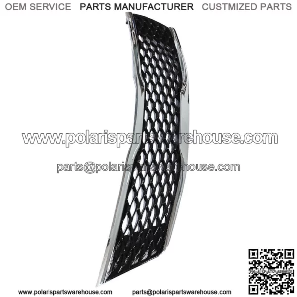 Fit For Kia 2016-18 Optima Lx Ex Front Upper Grille Black Chrome Honeycomb Grill - Image 4