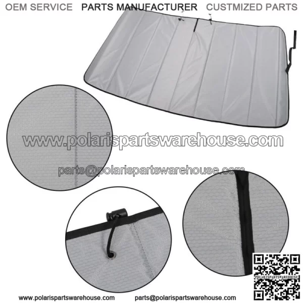 Insulated Blackout Front Windshield Cover For 2007-2022 Mercedes-Benz NCV3/VS30 - Image 2