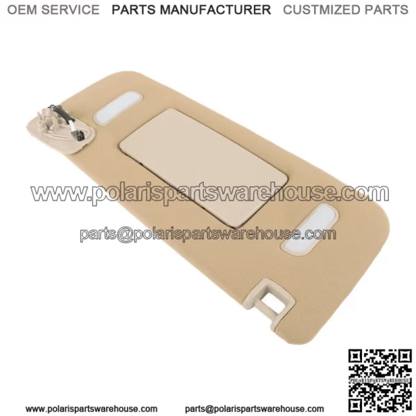 Passenger Right Side Sun Visor For 2007-2014 Silverado Sierra Tahoe Yukon Beige - Image 4