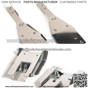 Full Chassis Glide & Swing Arm Skid Plate Gaurd Combo Yamaha 660 660R For: Yamaha 660R