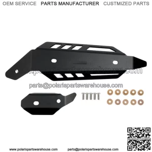 For YAMAHA YFM700R Muffler Mid Pipe Heat Shield Protector 2015-2023 Black For: More than one vehicle