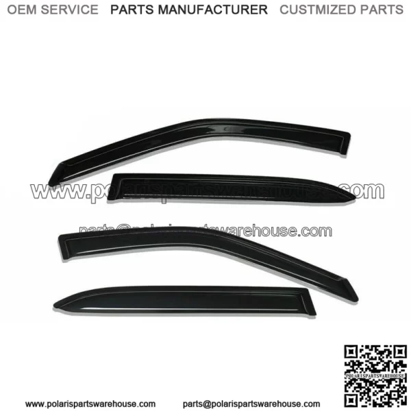 Smoke Window Visors For 2011-2020 Dodge Charger Sun Rain Wind Guards Vent Shade