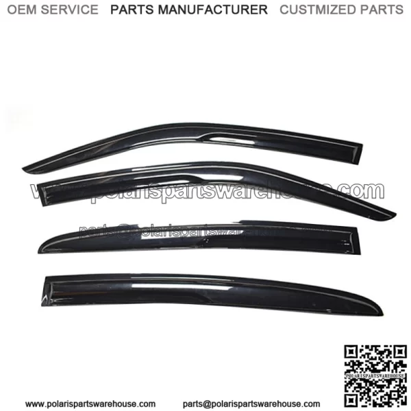 Smoke Window Visors For 2011-2020 Dodge Charger Sun Rain Wind Guards Vent Shade - Image 2